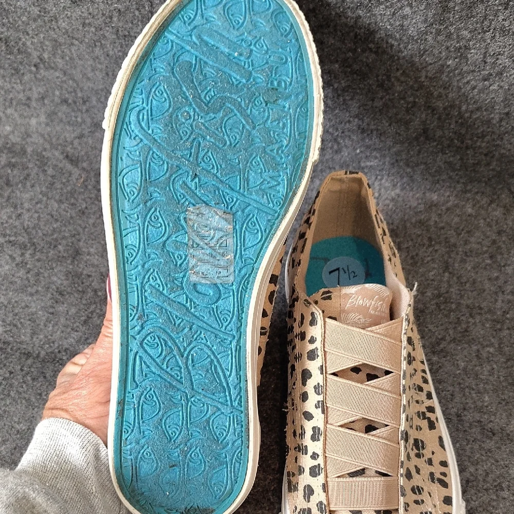 Blowfish Leopard Print Slip-On Sneakers - Picture 4 of 6